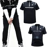 Golf Swing Training Aid-Swing Correcting Arm Band,Correction and Swing Technique for Superior Golf Performanc, Unisex, Ideal for All Levels of Play (S) Black
