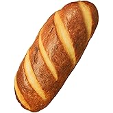 zhidiloveyou Bread Pillow Funny Stuffed Bread Shaped Pillow Small Plush Toy for Kids, 11.8 in
