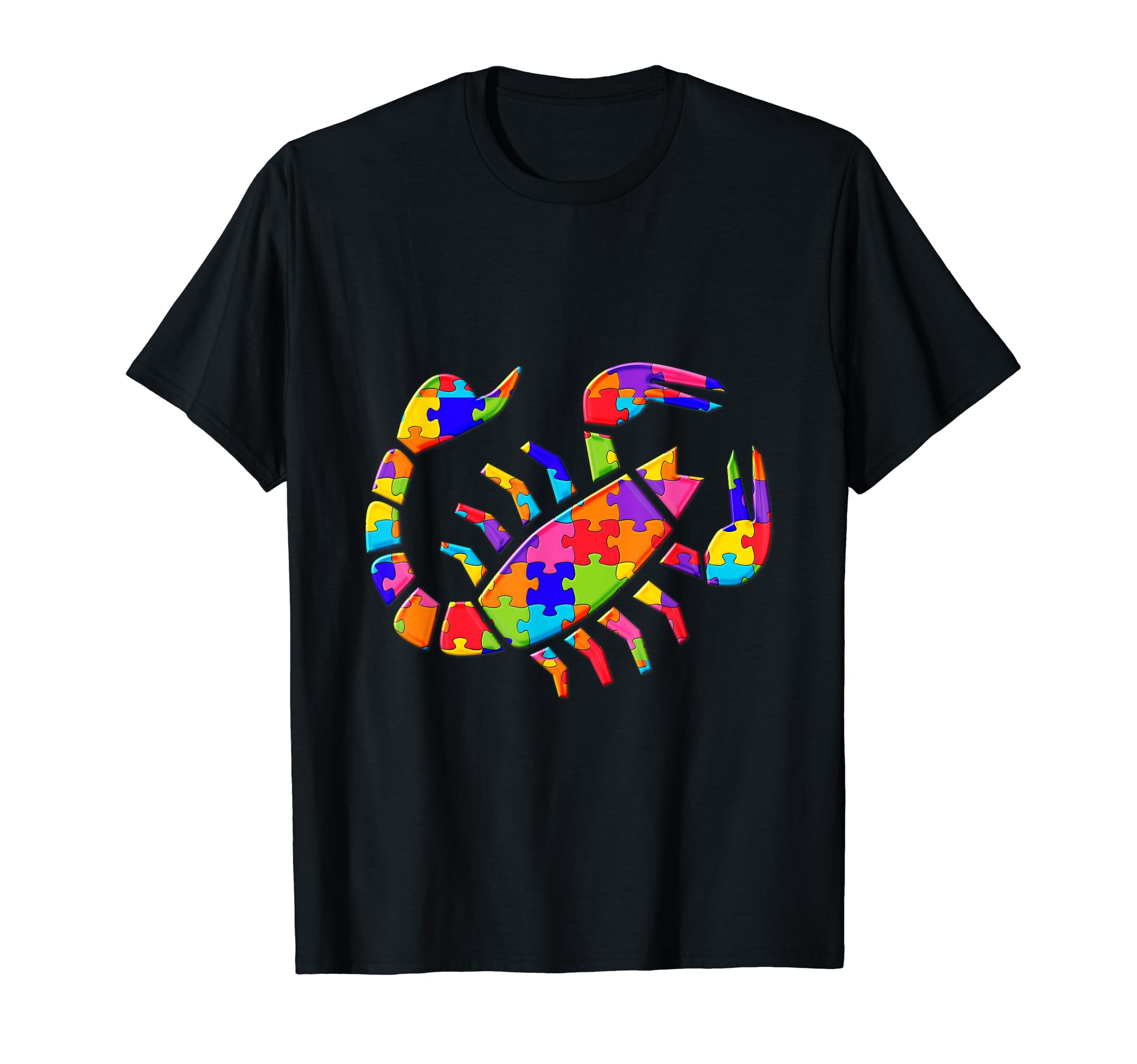 Scorpion Scorpio Puzzle Autism Puzzle T-Shirt
