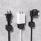 Ruamny 6 Pcs Black Magnetic Cable Holder Desktop Cord Organizer Self Adhesive view 8