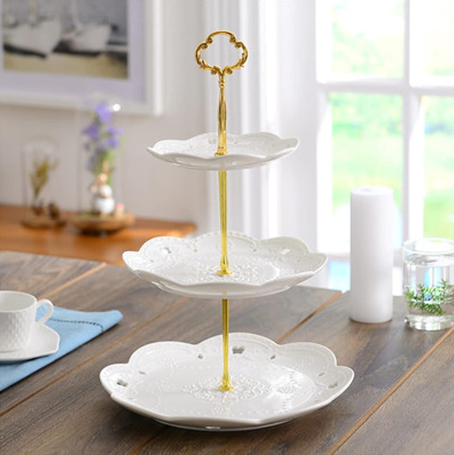 Threetier Cake Stand Cupcake Stands Cake Stand Multifunctional Serving