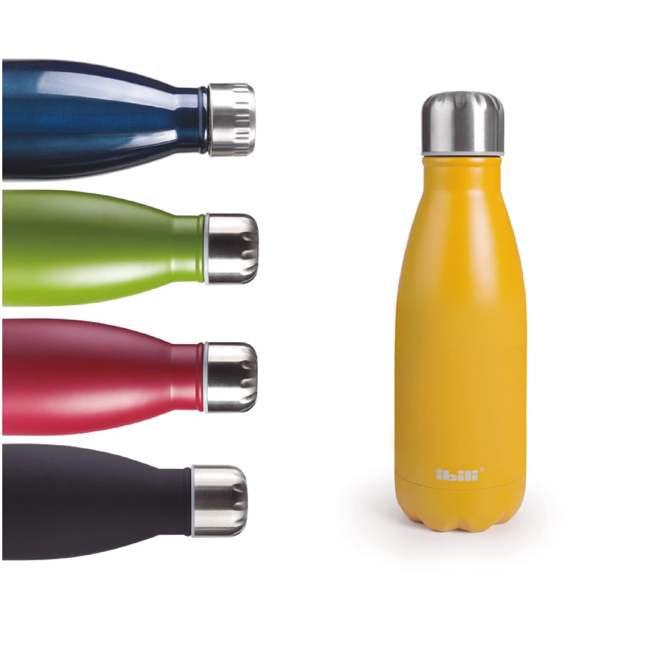 IBILI Thermos Bottle with Double Wall, Mango, 350 ml, 18/10 Stainless Steel, Double Wall, Reusable