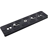 HITHUT PU-150 150mm Lengthened Universal Quick Release QR Plate Telephoto Lens Plate for Tripod Head Ballhead DSLR Camera, Ar