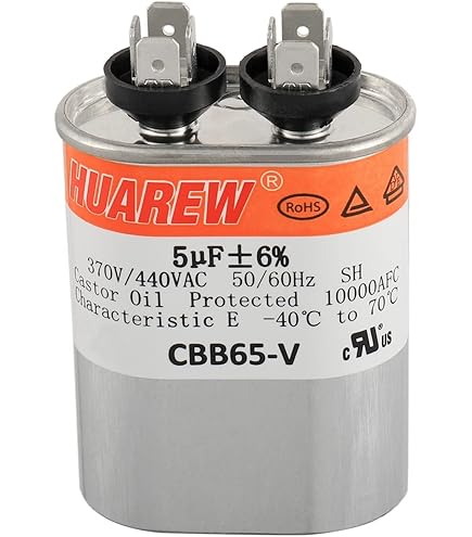 Lennox 83W77- Run Capacitor 7 MFD 370 VAC: Amazon.com