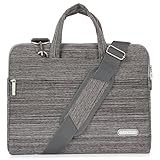 ivencase 13 - 13.3 Inch Laptop Shoulder Bag Suit Fabric Portable Case for 12.9 iPad Pro / Tablet / Macbook / Notebook - Gray