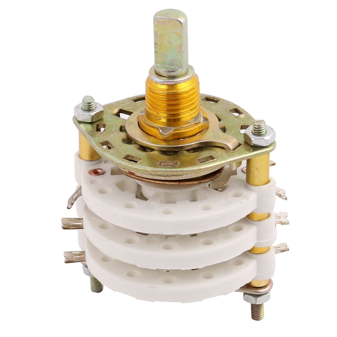 Sourcingmap 3 Pole 6 Position Three Decks 21 Terminal Band Channel Rotary Switch Selector