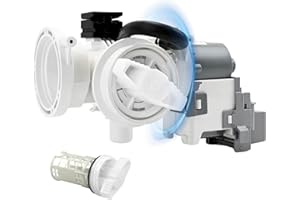 CUSVIVID Upgraded DC97-20621A DC97-17999N Washer Drain Pump Assembly for Samsung, Replaces DC31-00187A AP6807020 PS12592830 EAP12592830 495963 Washer Drain Pump Motor for Samsung, WF45B6300AC Parts