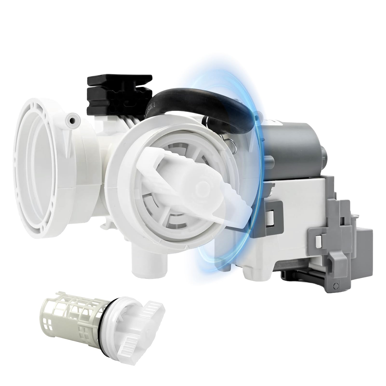 Photo 1 of Upgraded DC97-20621A DC97-17999N Washer Drain Pump Assembly for Samsung, Replaces DC31-00187A AP6807020 PS12592830 EAP12592830 495963 Washer Drain Pump Motor for Samsung, WF45B6300AC Parts