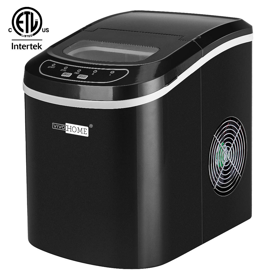 Euhomy Ice Maker Machine Countertop, 40Lbs/24H Portable Compact Ice