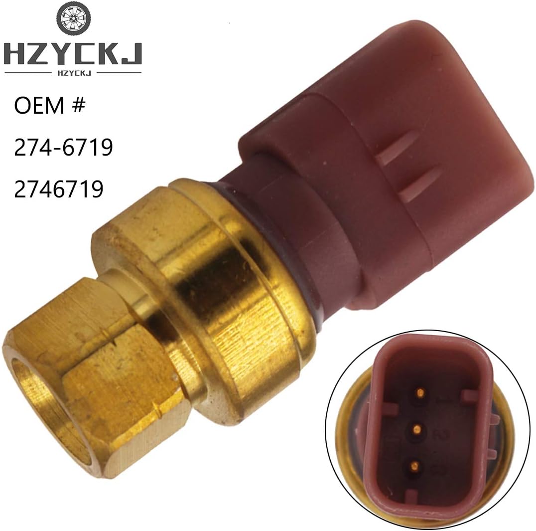 HZYCKJ Oil Pressure Sensor Switch Sender Compatible for Caterpillar CAT C15 C175 C27 E330D E336D E329D Engine OEM # 274-6719
