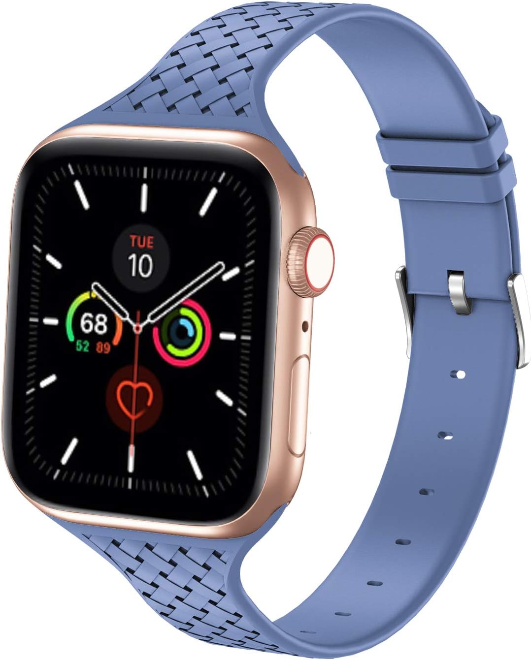 Amazon Com Bagoplus Sport Bands Compatible With Apple Watch Band 40mm 38mm Silicone Slim Thin Narrow Iwatch Bands 38mm 40mm Compatible For Iwatch Se Series 6 5 4 3 2 1 Sports Outdoors