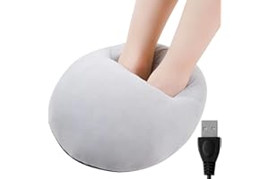 Electric Heated Foot Warmer, Heating Pad Feet Warmer, USB Fast Heating Soft Flannel Anti-Slip Foot Warmer for Men and Women, 