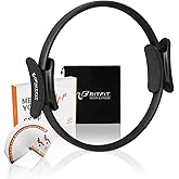 RitFit Pilates Ring Circle - 14 Inch Magic Fitness Circle for Toning Inner & Outer Thighs, Bonus Workout Guide Included