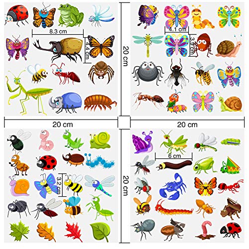 1 Elcoho+Temporary+Assorted+Reptiles+Stickers