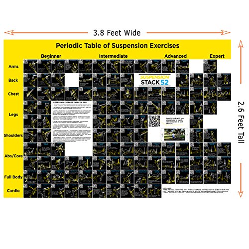 image for Stack 52 Suspension Exercise Poster: Periodic Table of Suspension Exer