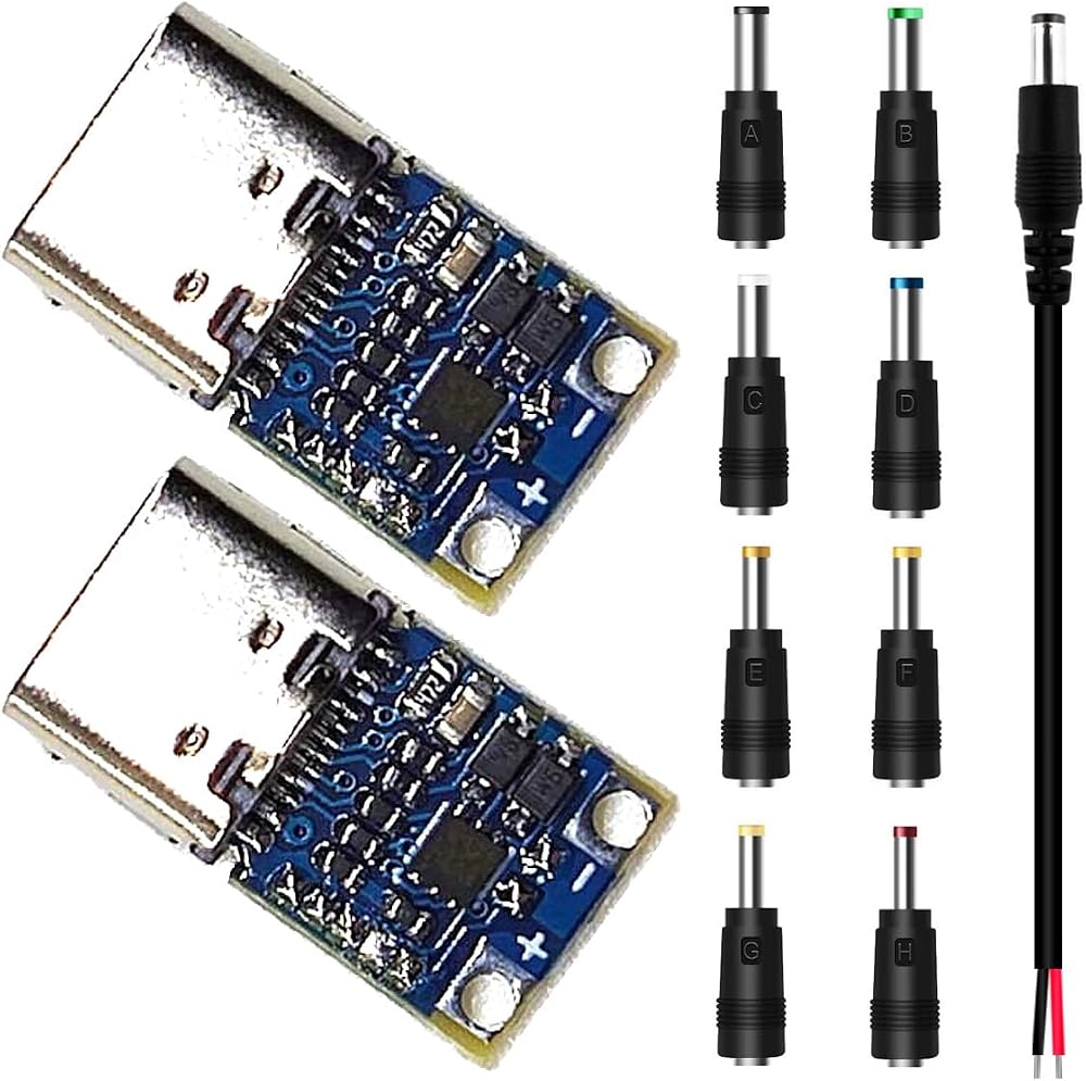 Youmile 2x USB-C PD to DC Trigger Module 20V 5A Fast Charge Power Type-C Module