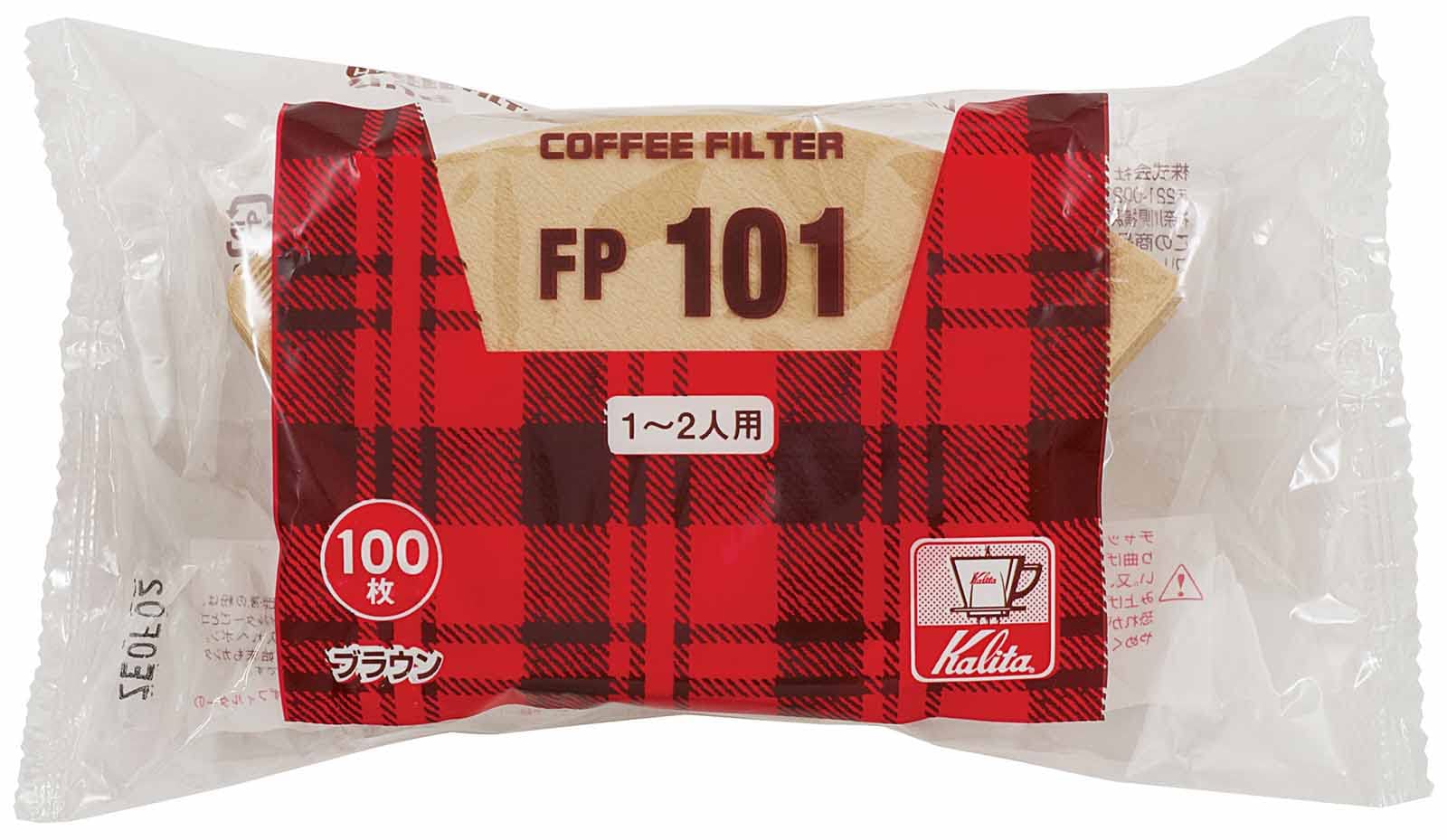 カリタ Kalita うまみを引き出す コーヒー ペーパー フィルター 台形 1~2人用 FP101濾紙 100枚 ブラウン #11111 おしゃれ キャンプ アウトドア 喫茶店 アンティーク 結婚 祝い プレゼント 誕生日 女性 男性 還暦 退職 記念日 ギフト 贈り物 還暦 敬老商品画像