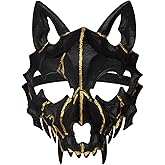 Joukavor Scary Animal Halloween Mask Realistic Face Mask Head Mask for Adults