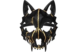 Joukavor Scary Animal Halloween Mask Realistic Face Mask Head Mask for Adults