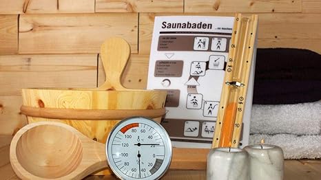 Karibu Saunazubehör-Set Classic 6-teilig