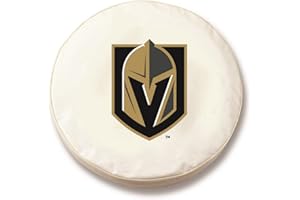 HOLLAND BAR STOOL CO. Vegas Golden Knights White Size D10 Tire Cover