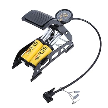 Bomba del Pie, 200psi Bomba de Bicicleta de Aluminio con Manš®metro de Precisiš