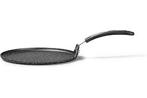 Starfrit The Rock 26cm (10") Non-Stick Multi Pan - Tawa - Durable Forged Aluminum - Induction Ready - Oven Safe - PFOA Free -