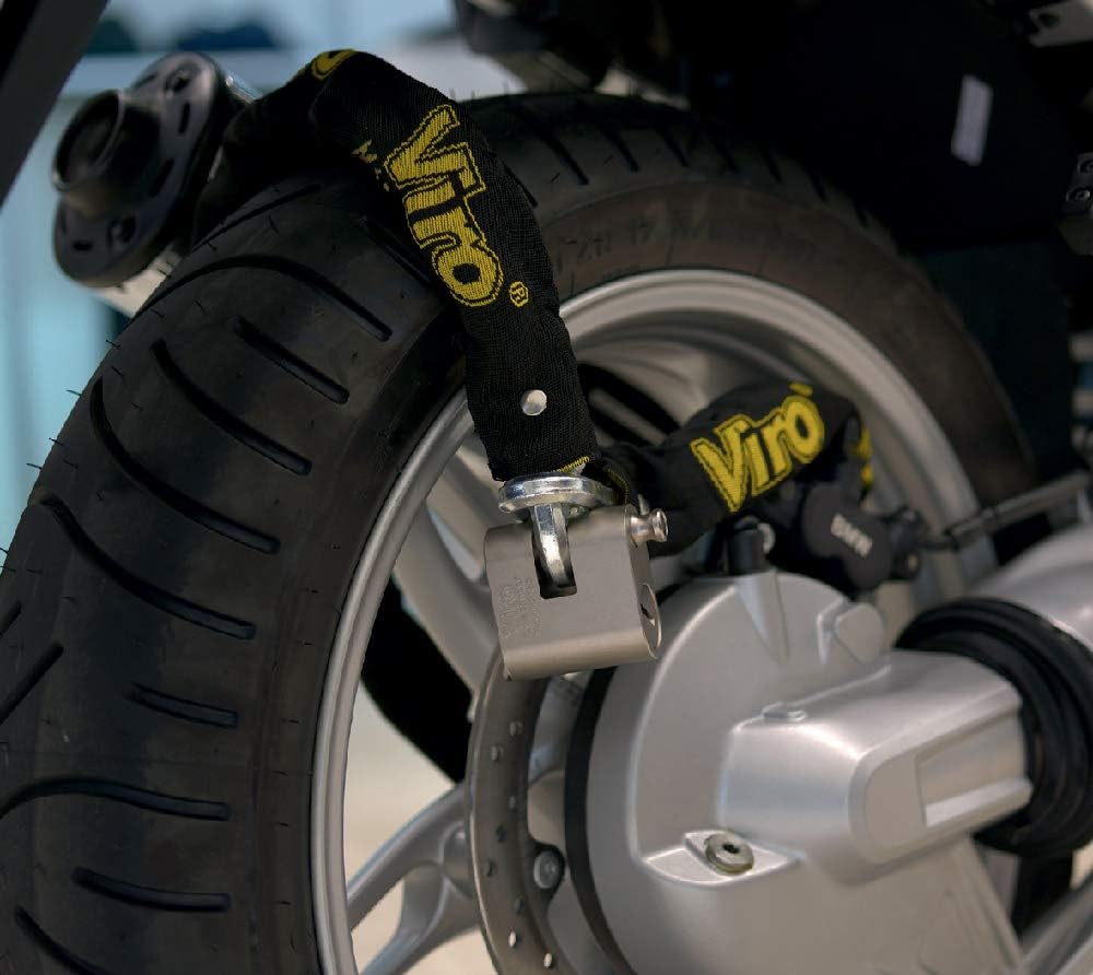 VIRO Lock EUROTHOR with Chain no. 4155.180 (180 cm), Multi-coloured, Catena 180 cm - Image 4