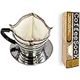 CoffeeSock Reusable Kalita Filters- The Original Reusable Coffee Filter- GOTS Certified Organic Cotton Reusable Kalita Filters (155)