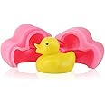 MoldFun 3D Small Size Rubber Duck Silicone Mold for Handmade Soap, Bath Bomb, Lotion Bar,Chocolate, Candy, Fondant, Cake Decorating, Wax Candle, Crayon Melt