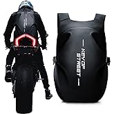 WEPLAN Motorcycle Backpack,Water Resistant Helmet Backpack for Men,Motorcycle Accessories,Travel Backpack