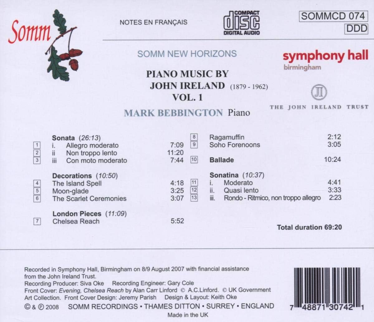 Ireland: Piano Music Vol.1 - Image 3