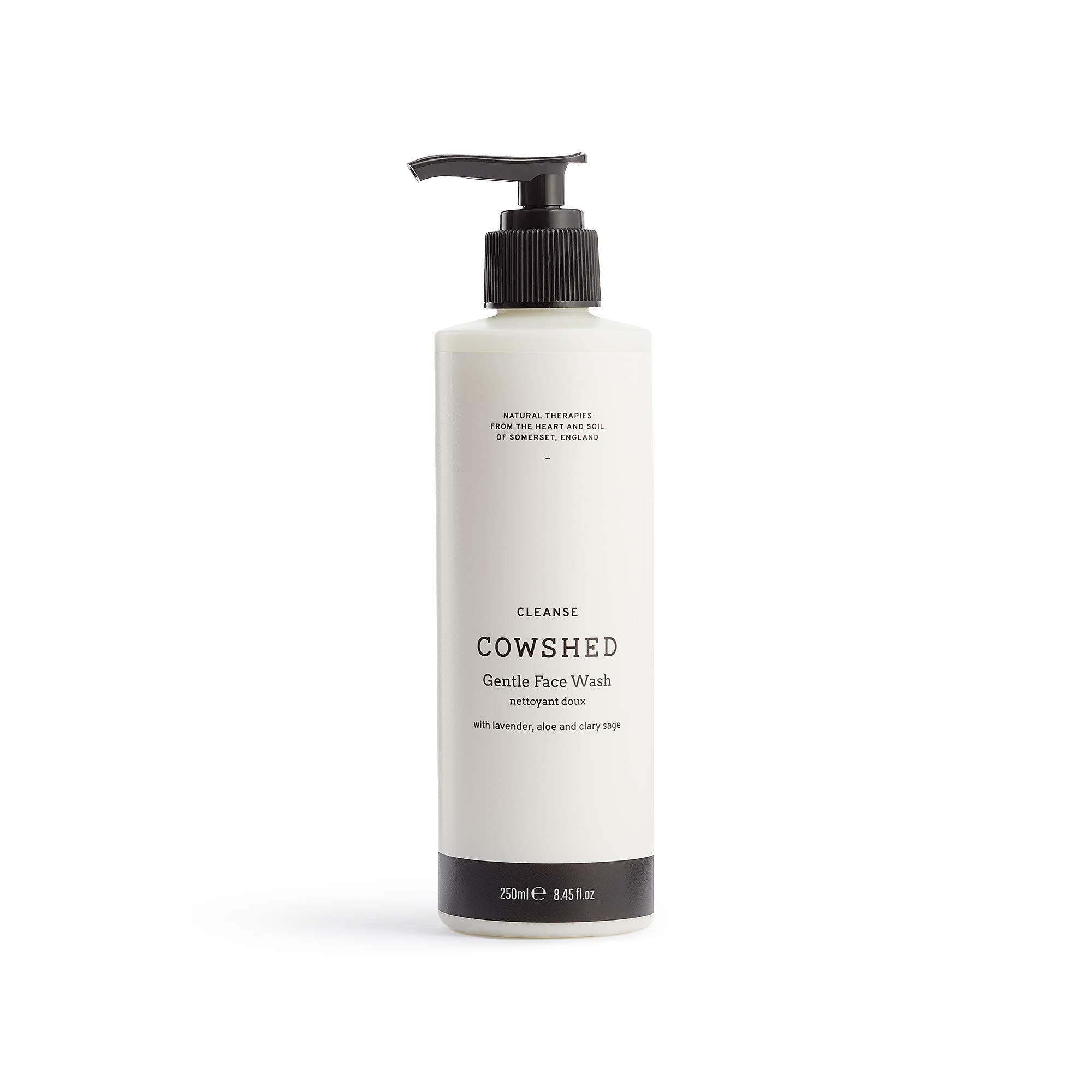 Cowshed Gentle Face Cleanser - 250 ml - Vegan Soothing Facial Cleanser - Lavender Hydrating Gentle Cleanser - Paraben-Free Exfoliating Face Wash Men & Women - Moisturising Cleansing Face Care