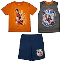 Set Maglietta E Pantaloncini Dragon Ball Z - Outfit Ragazzo Nero 471535