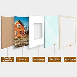 Golden State Art, 11x14 Picture Frame Set of 4