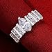 NYKKOLA Hot Fashion Jewelry 925 Silver Austrian Crystal Beautiful Finger Ring(O)