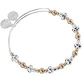 Alex and Ani Mushroom Beaded Bangle