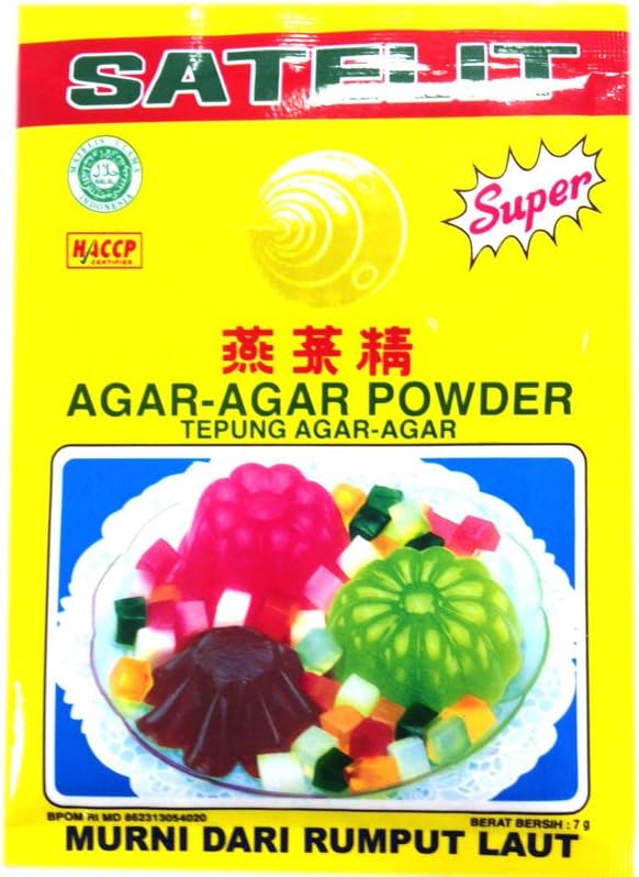 Agar Agar Powder (White) - 0.2oz (Pack of 8)