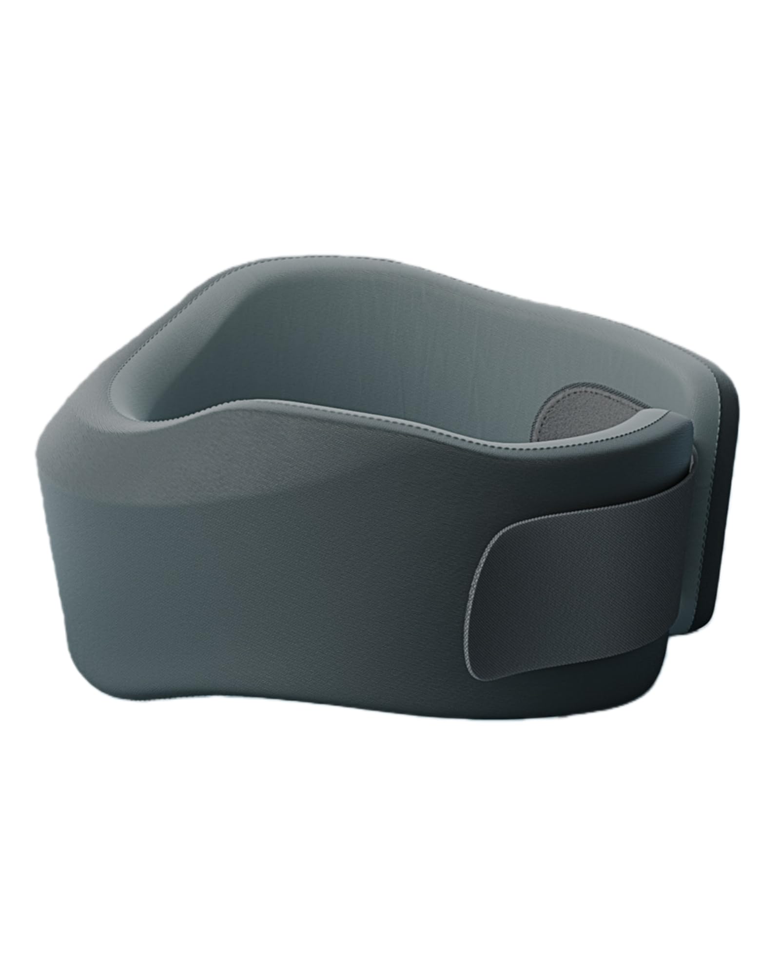 BETOVIN Memory Foam Neck Brace For Sleeping, For Neck Support Soft Cervical CollarGray Medium Size Fits Neck Circumference 13.78-16.54 inch (35-42 cm), Height 3.15-3.54 inch (8-9 cm)