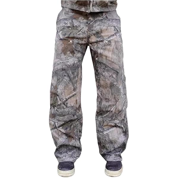 Amazon.com: Men Camo Cargo Pants Y2K Wide Leg Baggy Army