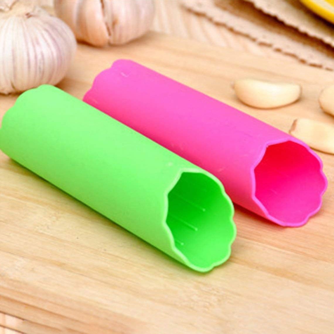 Garlic Peeler Silicone Easy Roll Tube Useful Garlic Kitchen