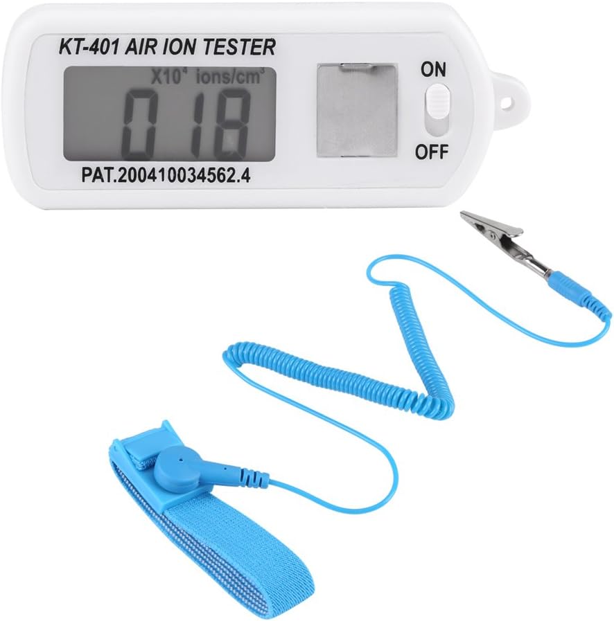 Famus Mini Air Tester Negative Ion Meter Counter Generator for Car Home with Wrist Strap