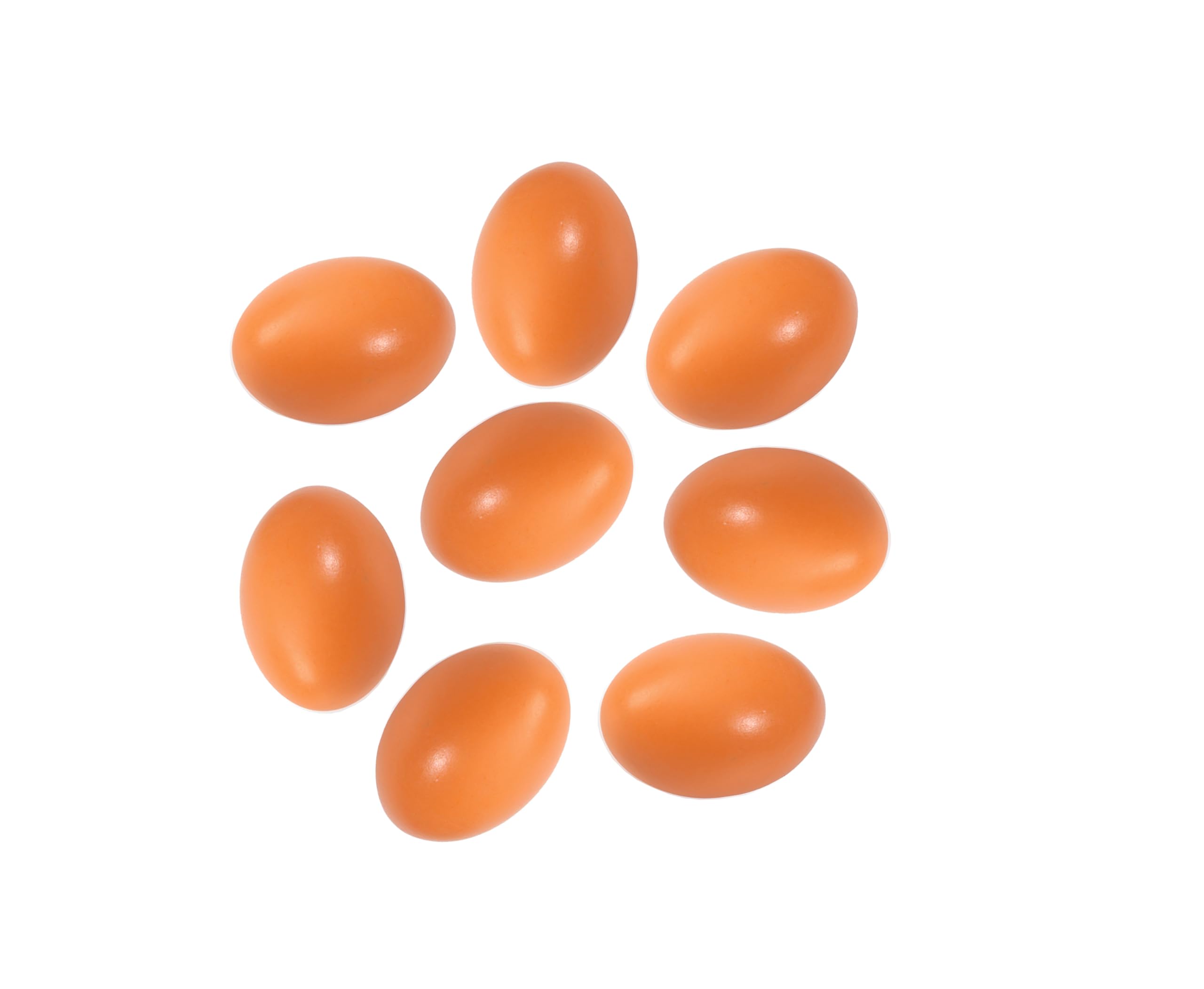 Photo 1 of Wooden Egg Fake Egg Hens Eggs Dummy Eggs Help Laying Hen Agricultural Tool Poultry Mannequin Nest Eggs 8 PCS