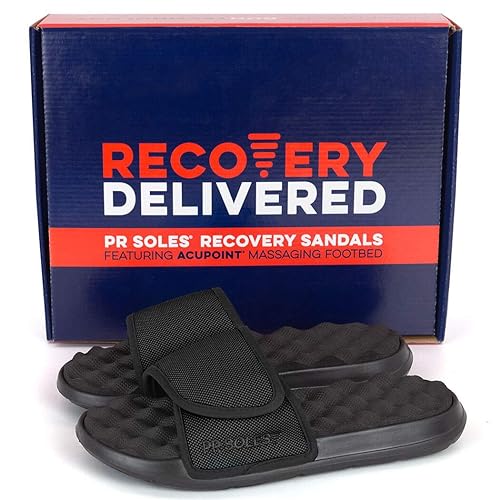 Gone For a Run PR Sole Active Recovery Sandal – Black – Slide