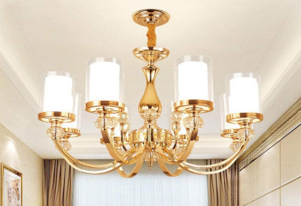 Cristal Negra para La Iluminación del Hogar Lustre De Cristal Lámpara