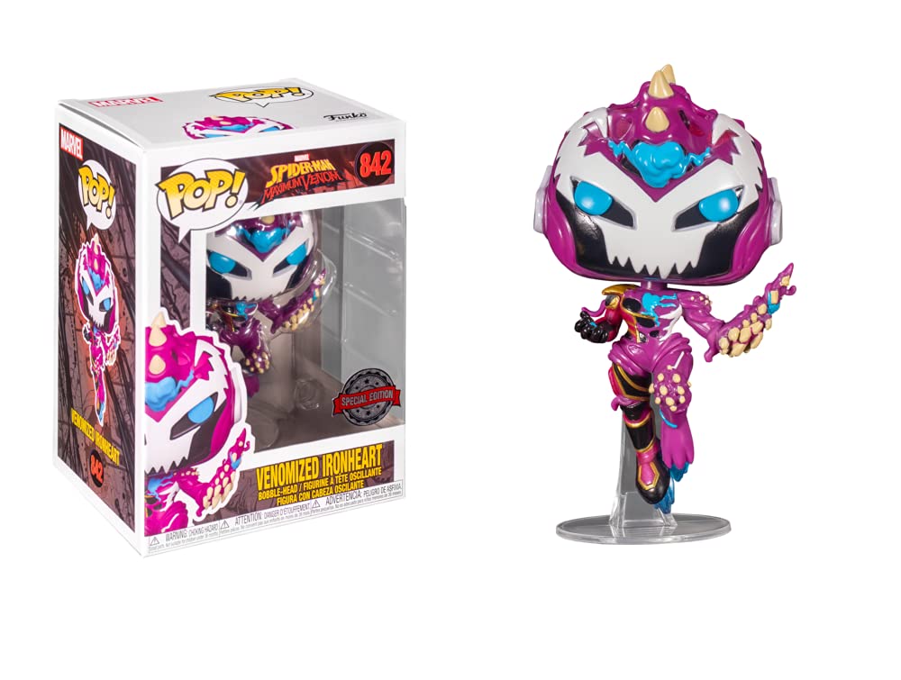 Funko Pop! Spider-Man Maximum Venom Venomized Ironheart Exclusive Bobblehead