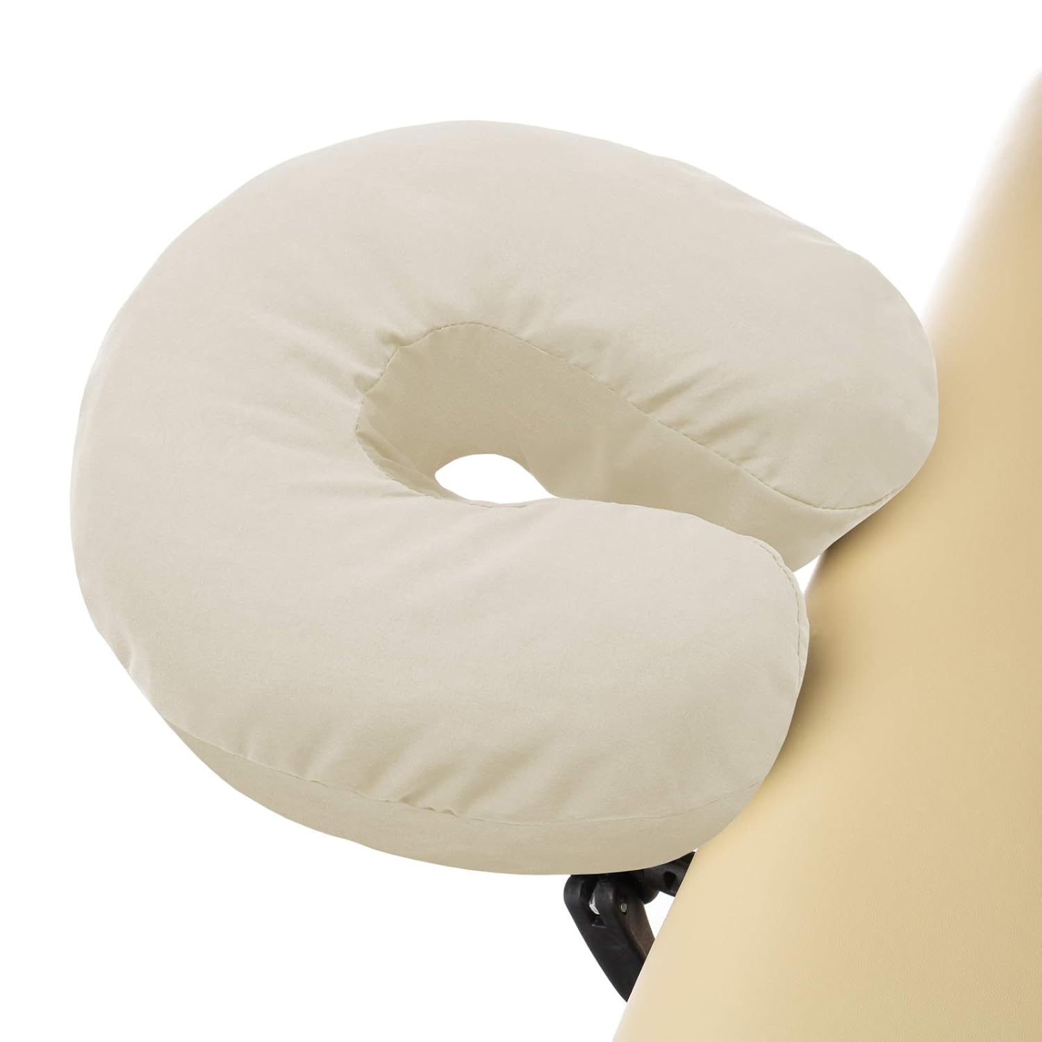 Saloniture 4-Pack Premium Microfiber Face Cradle Covers - Ultra Soft Fitted Massage Table Cradle Cover - Natural : Beauty