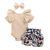 WOCACHI 3PCS Baby Girls Summer Outfits Sets