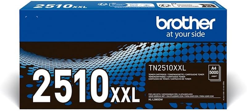 Brother TN-2510XXL Toner Cartridge Black - Genuine Super High Yield