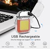 SUPRUS Luminous Lighter 3 Modes USB Rechargeable Dual Arc Plasma Lighter view 5